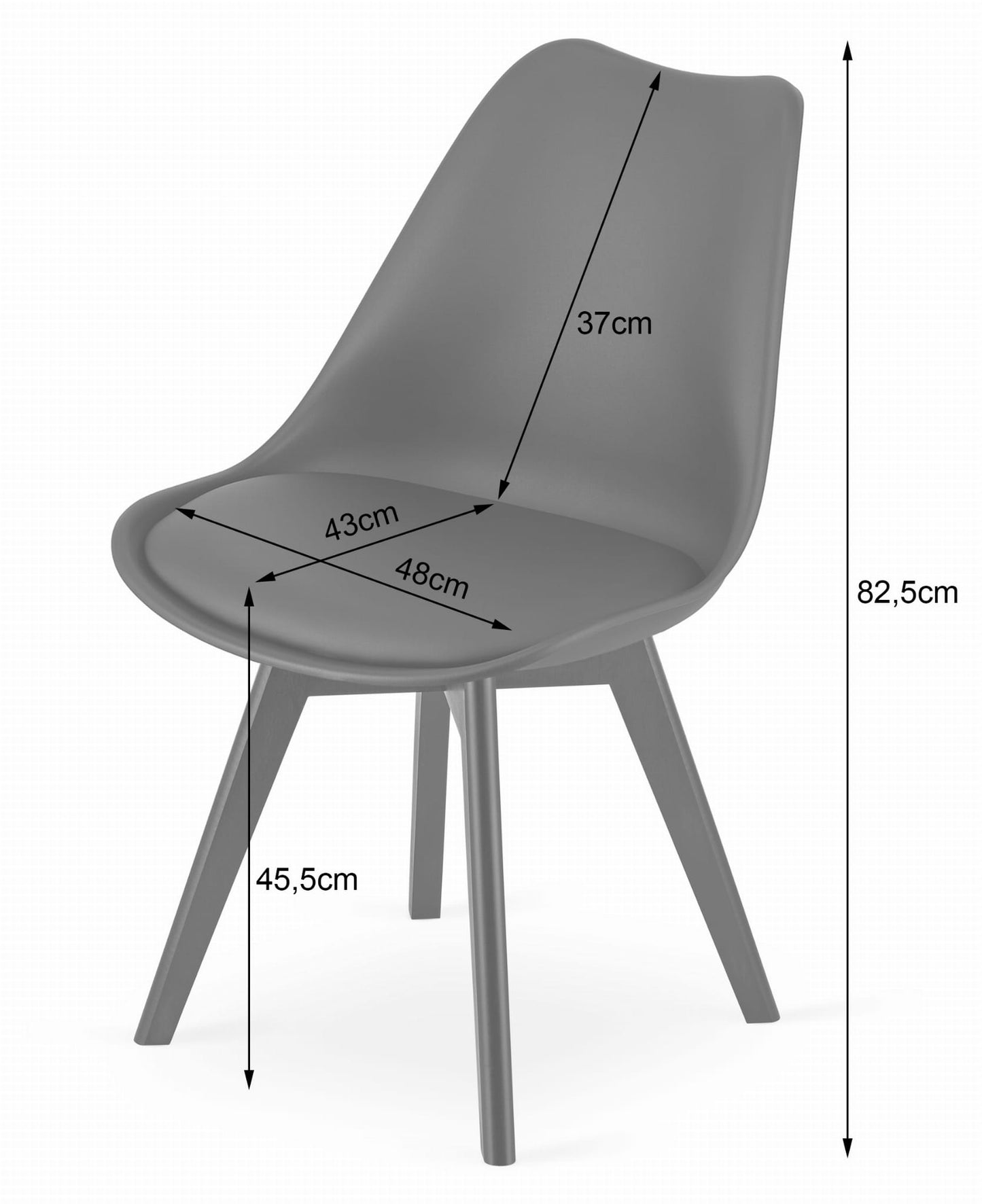 Tool MARK - mustad/mustad jalad, komplektis 4tk - Tasuta saatmine kulleriga