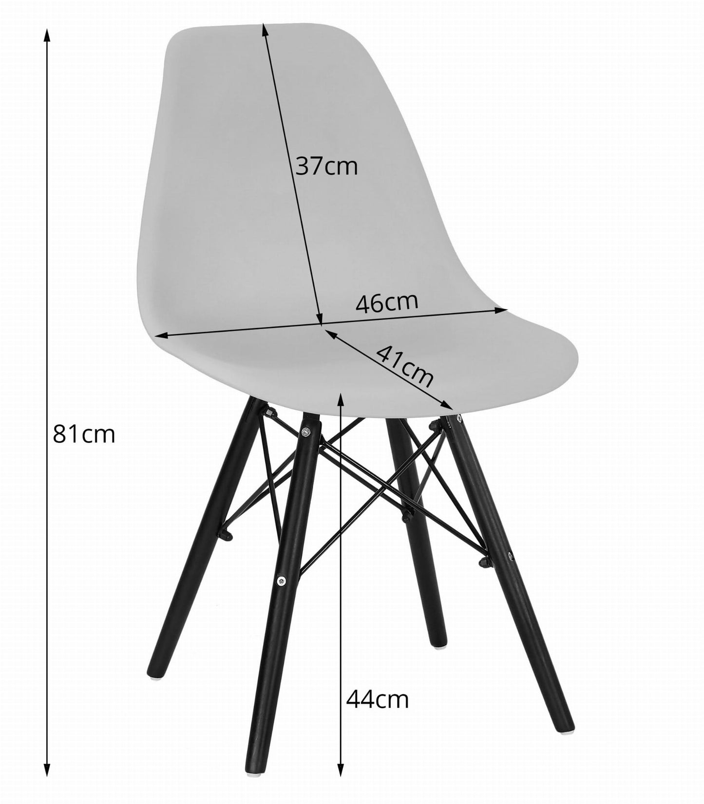 Tool OSAKA punane / mustad jalad, komplektis 4tk  - Tasuta saatmine kulleriga