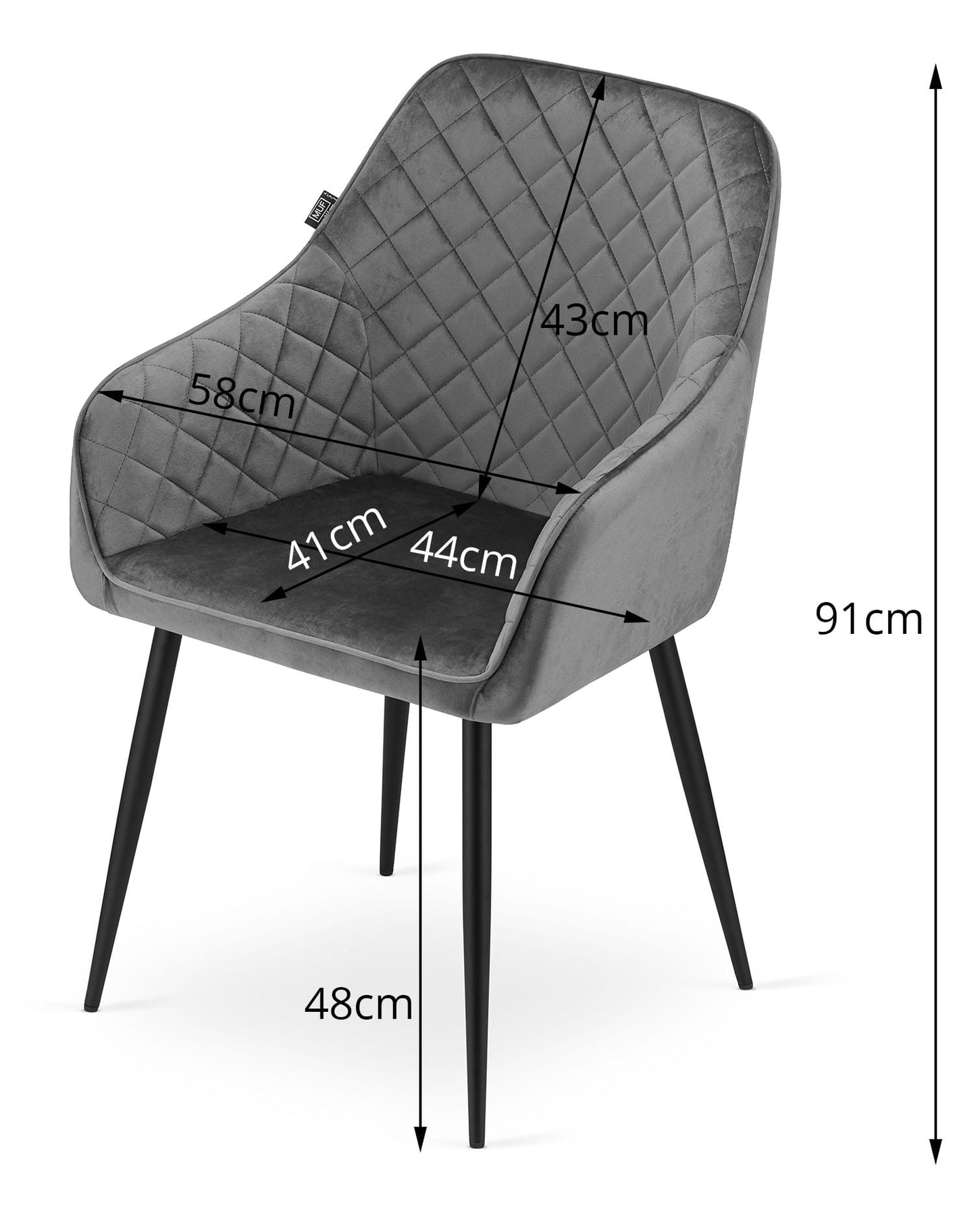 Tool NUGAT - hall samet / mustad jalad, komplektis 2tk - Tasuta saatmine kulleriga